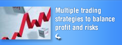 Multiple trading strategies to balance profit and risk